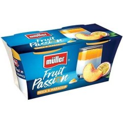 FRUIT PASSION PESCA E MARACUJA 125 GR X 2