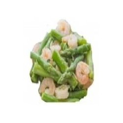 PREPARATO ASPARAGI E GAMBERI VASSOIO  CF DA 500 GR