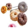 DONUT MISTI 73 GR 4 VASSOI DA 12 PZ (ZEBRATO AL CIOCCOLATO; CARAMELLO E RISO SOFFIATO; FARCITO CON FRUTTI DI BOSCO; FARCITO NOCC