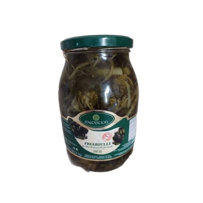 FRIARIELLI SOTT\'OLIO 940 GR PESO SGOCCIOLATO 600 GR