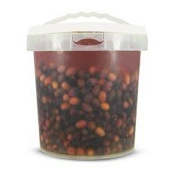 OLIVE ITRANE NERE IN SECCHIELLO DA 5  KG