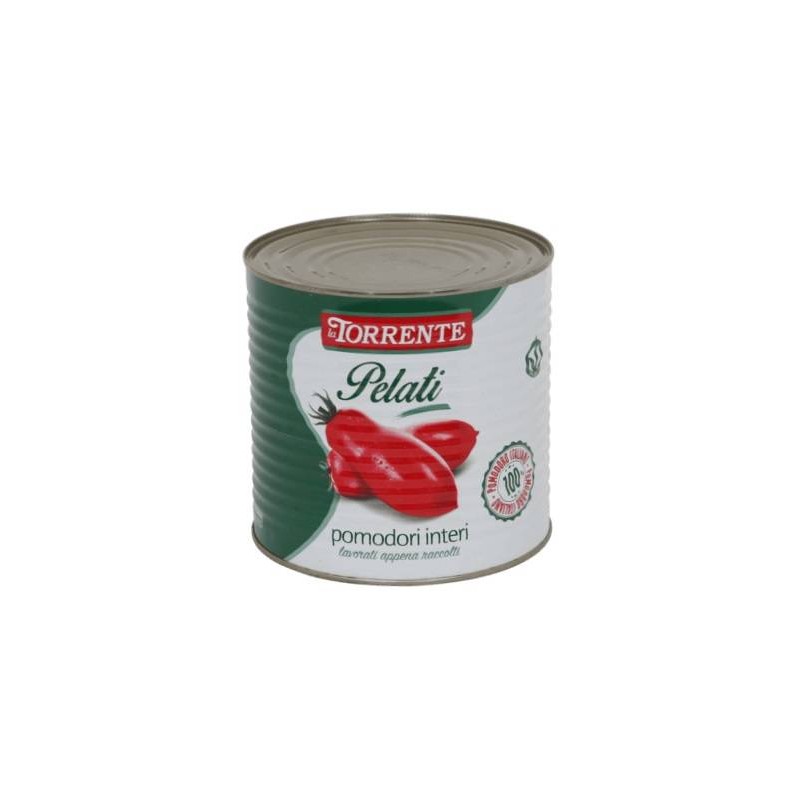 POMODORI PELATI TORRENTE 6 CF DA 2,5  KG