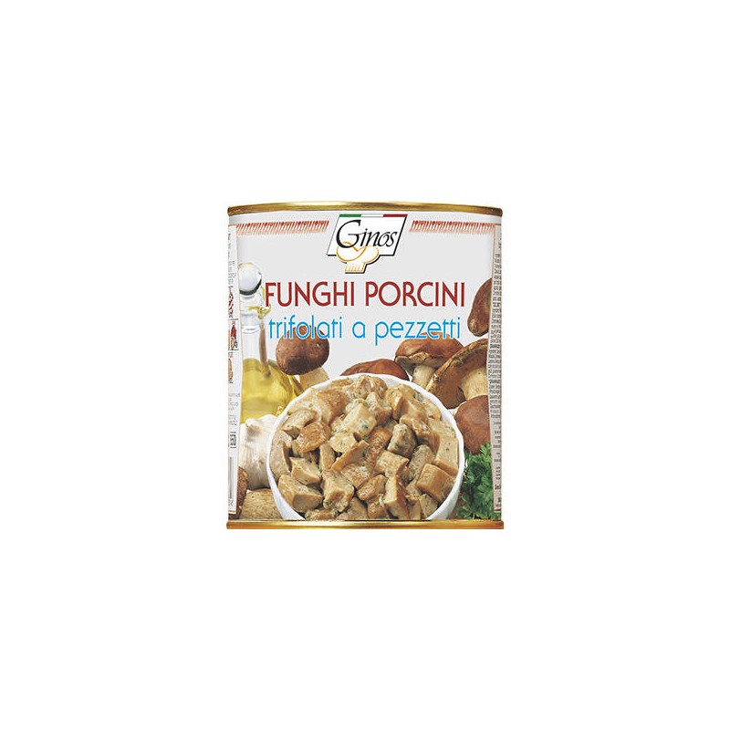 FUNGHI PORCINI TRIFOLATI GINOS 800 GR