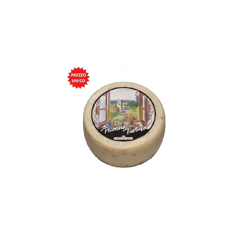 FORMAGGIO PECORINO CON TARTUFO-SAN MINIATO 1 KG CIRCA