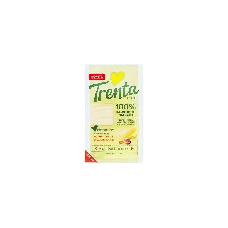 TRENTA FROMAGGIO VACCINO A FETTE CON CAGLIO VEGETALE 125 GR