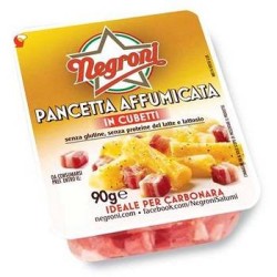 PANCETTA AFFUMICATA A CUBETTI NEGRONI 90 GR