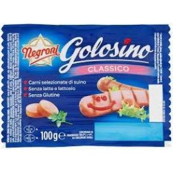 WURSTEL GLOSINO NEGRONI 100 GR