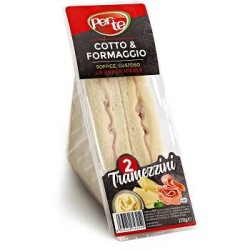 TRAMEZZINO PROSCIUTTO COTTO E FORMAGGIO 130 GR