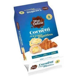 CROISSANT CON CREMA PASTICCERA 6 PZ 300 GR