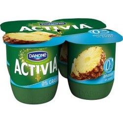 ACTIVIA ZERO ANANAS 4 X 125 GR