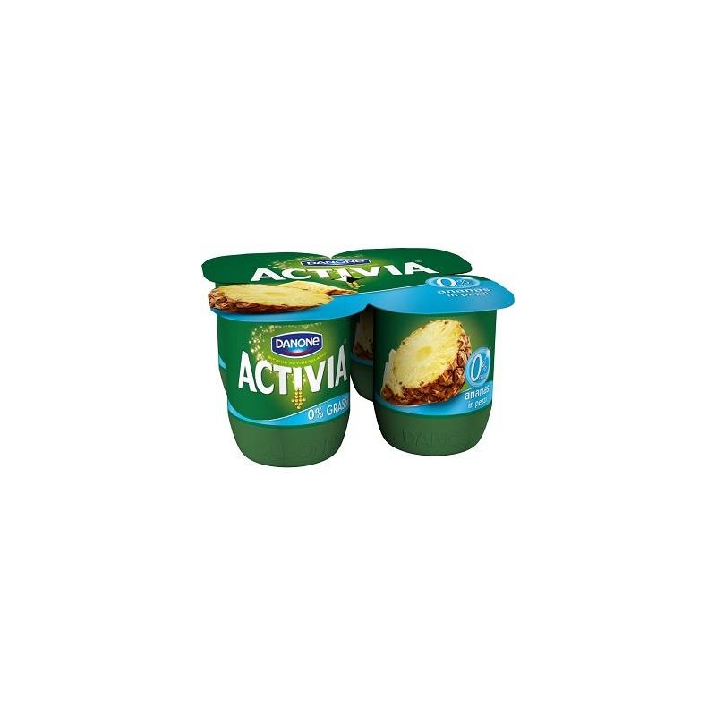 ACTIVIA ZERO ANANAS 4 X 125 GR