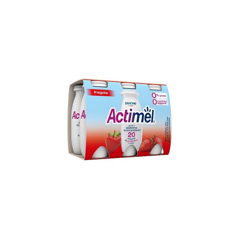 ACTIMEL FRAGOLA 0,1% 6 X 100 GR