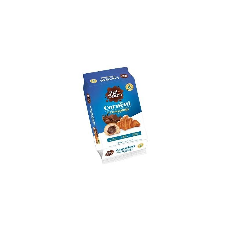 CROISSANT CON CIOCCOLATO 6 PZ 300 GR