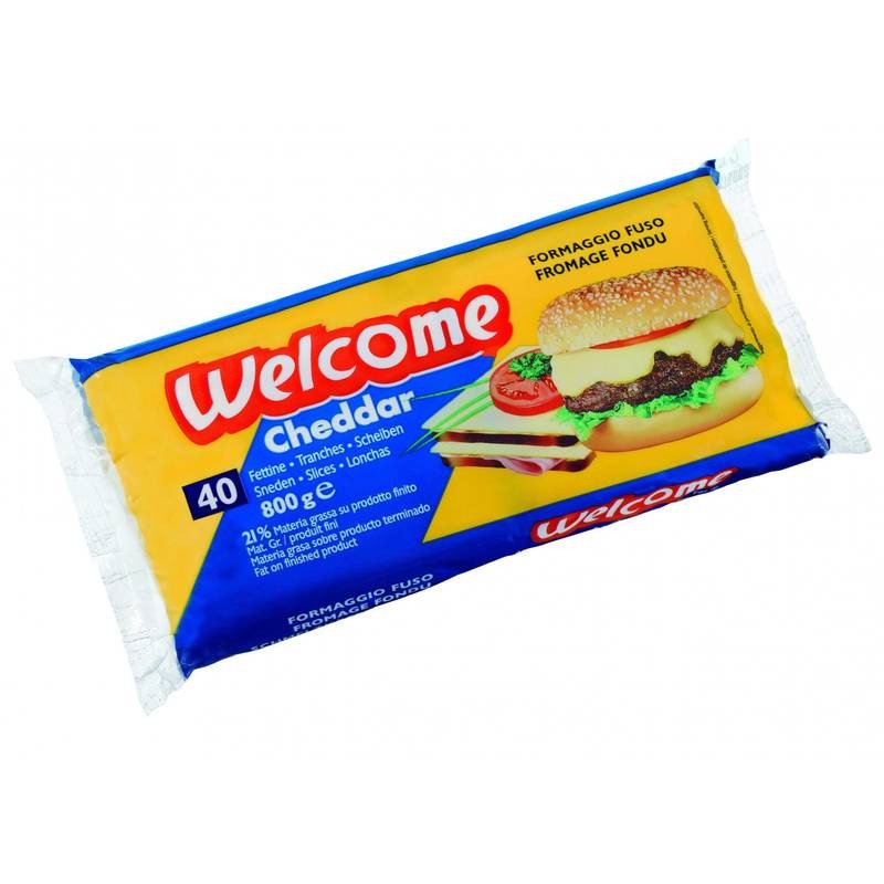 CHEDDAR A FETTE 800 GR WELCOME