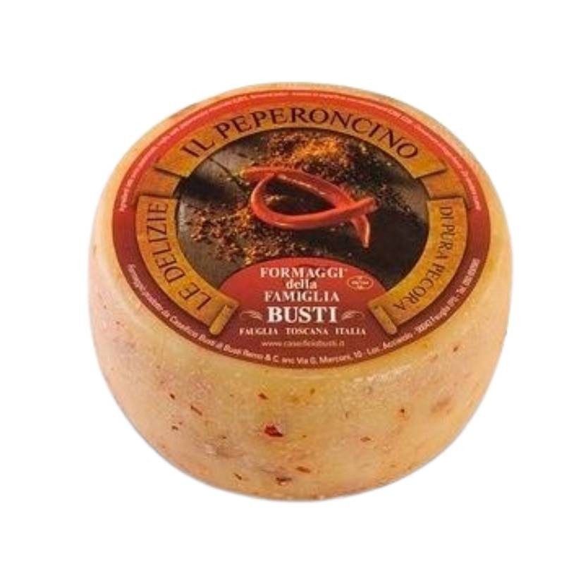 FORMAGGIO IL PEPERONCINO DI PURA PECORA CASEIFICIO BUSTI 980 GR CIRCA