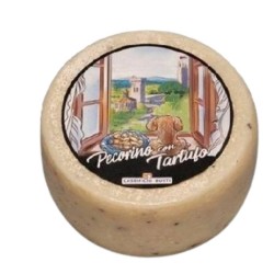 FORMAGGIO PECORINO CON TARTUFO-SAN MINIATO 1 KG CIRCA