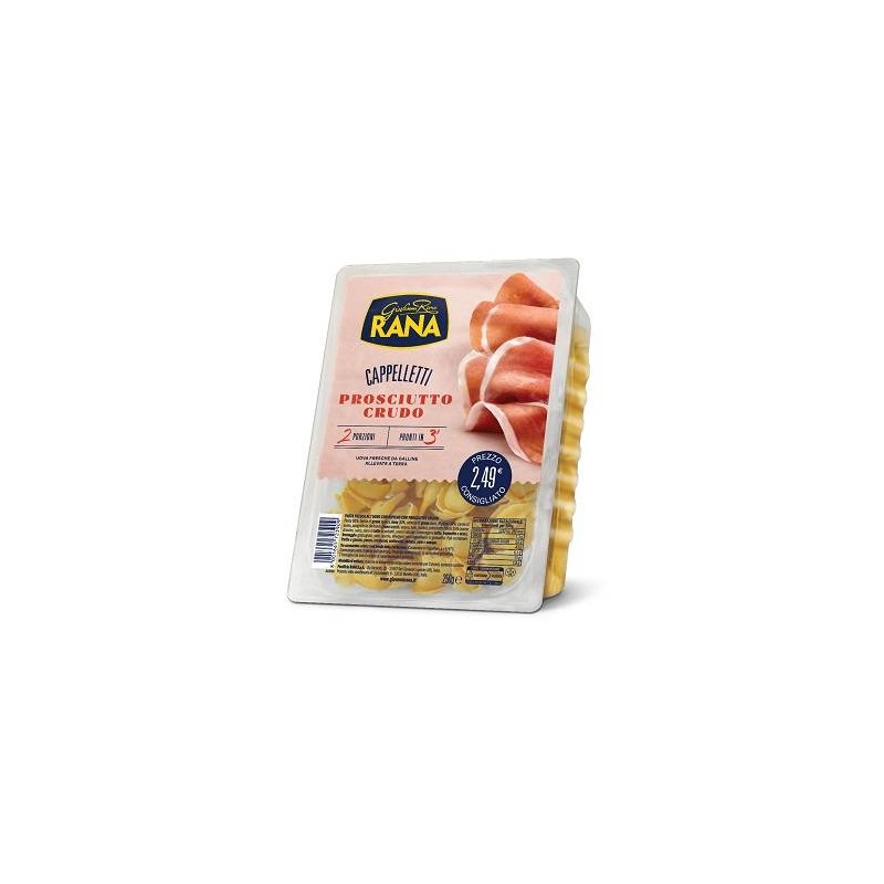 CAPPELLETTI AL PROSCIUTTO CRUDO NT RANA 250 GR