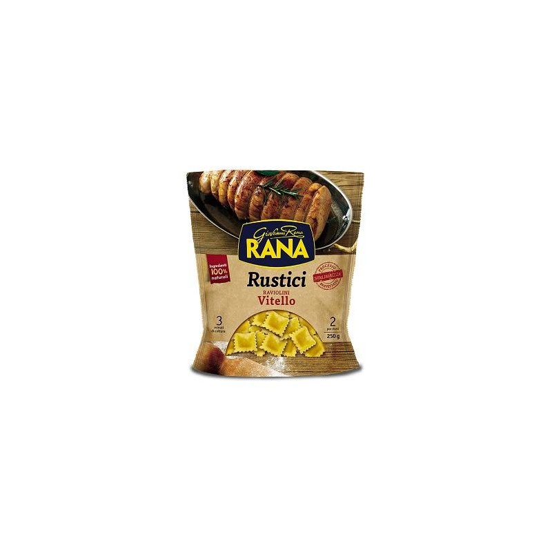 RAVIOLINI RUSTICI CASARECCI SFOGLIAGREZZA RANA 250 GR