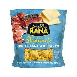 AGNOLOTTI SPECK E FORMAGGIO TIROLESE SFOGLIAVELO RANA 250 GR