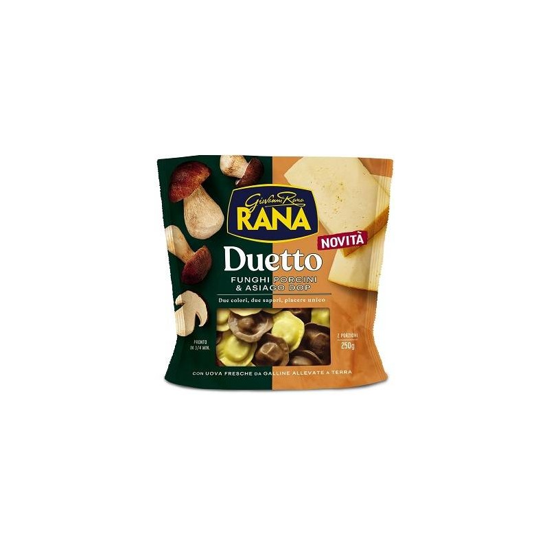 DUETTO FUNGHI PORCINI E ASIAGO DOP RANA 250 GR