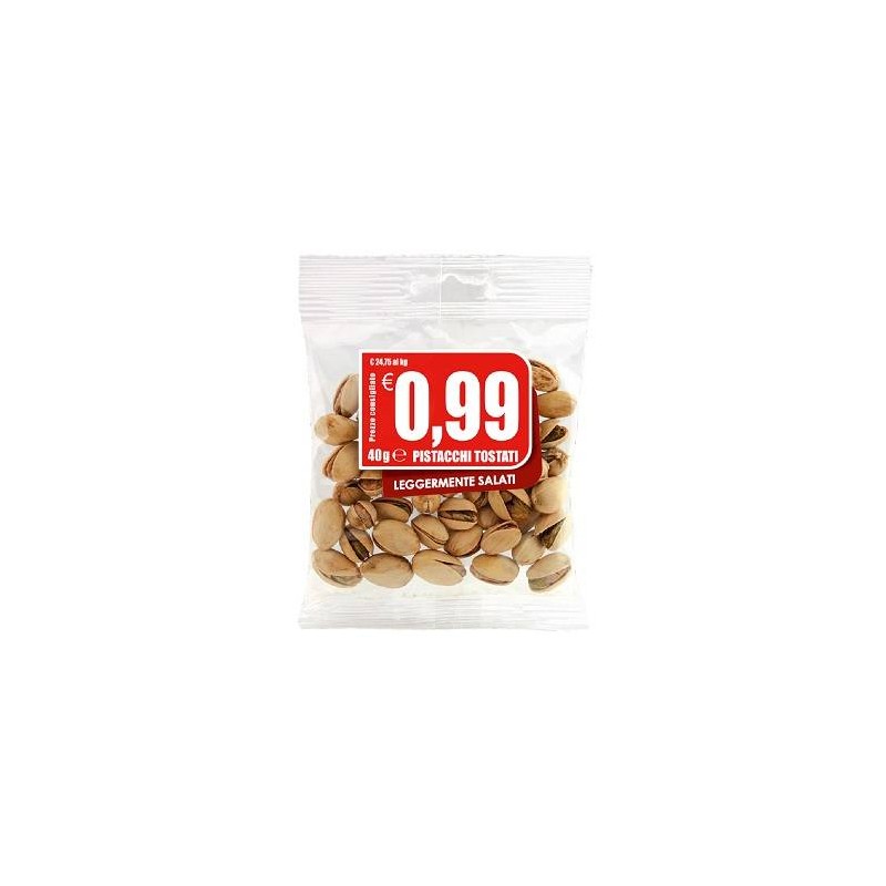 PISTACCHI TOSTATI SALATI 40 GR