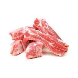 SPUNTATURE DI SUINO TAGLIATE A PEZZI 2 KG CIRCA