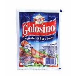 WURSTEL GLOSINO PURO SUINO NEGRONI 100 GR