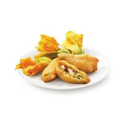 FIORI DI ZUCCA PASTELLATI PROSCIUTTO E MOZZARELLA 2,5 KG