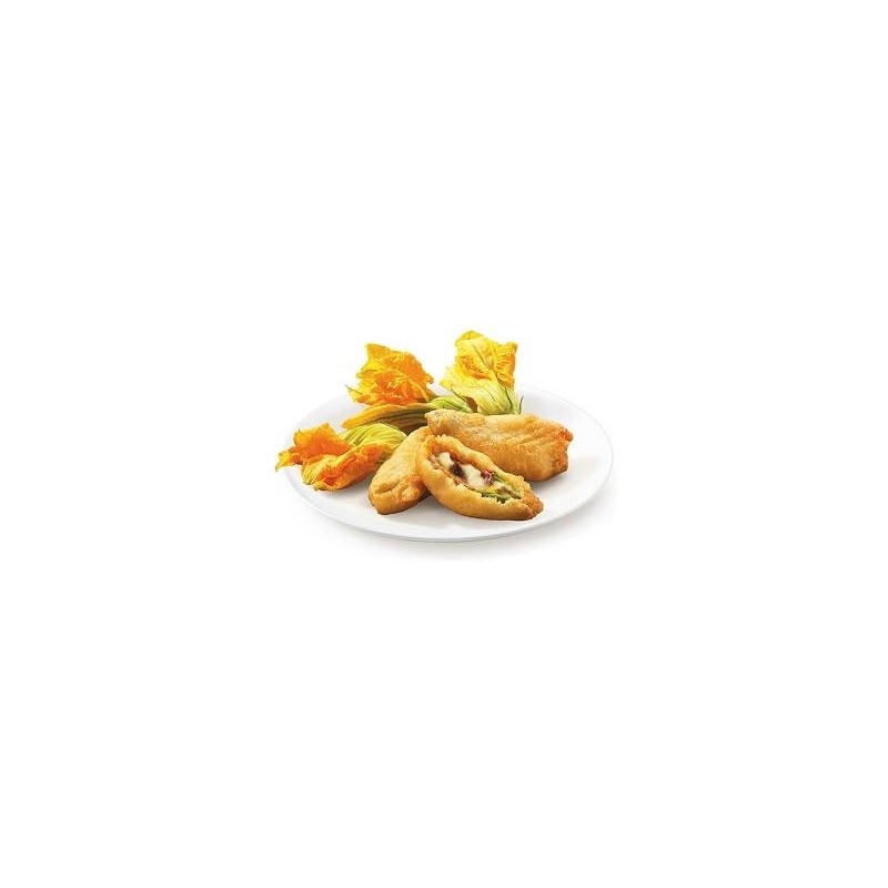 FIORI DI ZUCCA PASTELLATI PROSCIUTTO E MOZZARELLA 2,5 KG