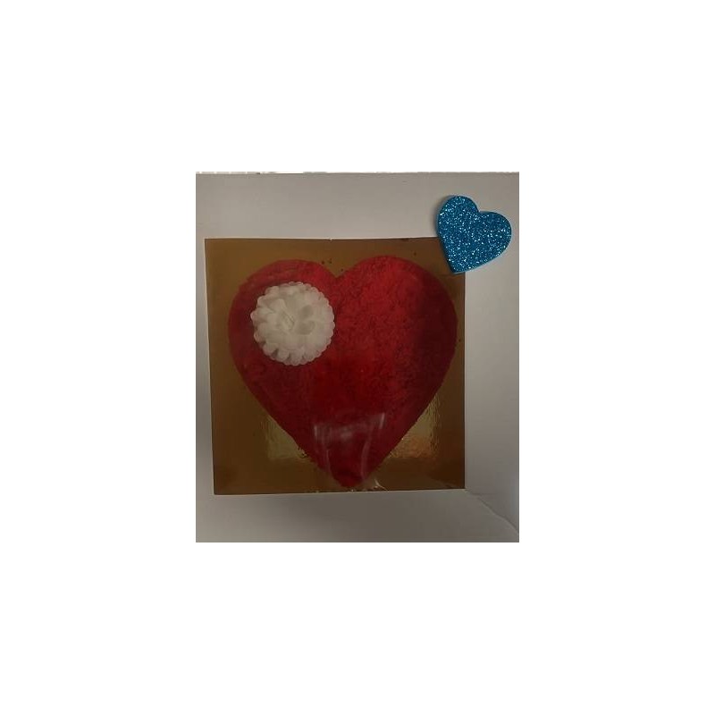 TORTA SOFFICE SAN VALENTINO RIPIENA DI CIOCCOLATO BIANCO