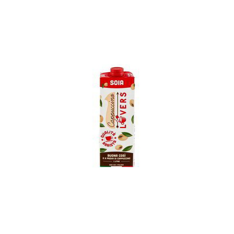 LATTE DI SOIA LT.1 CAPPUCCINO LOVERS (LUNGA CONS.)