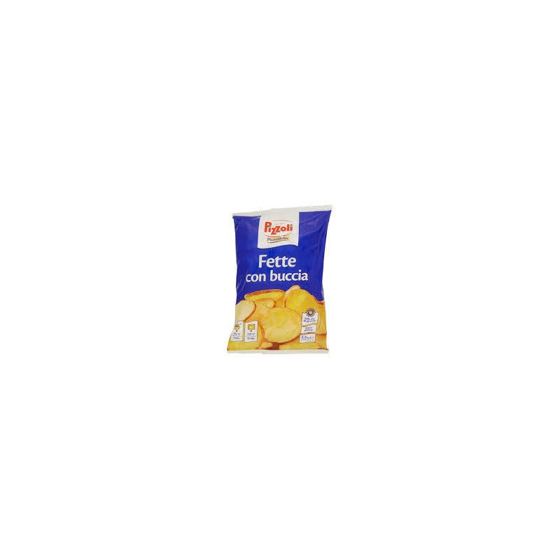 PATATE PIZZOLI PROFESSIONAL FETTE CON BUCCIA 4X2,5 KG