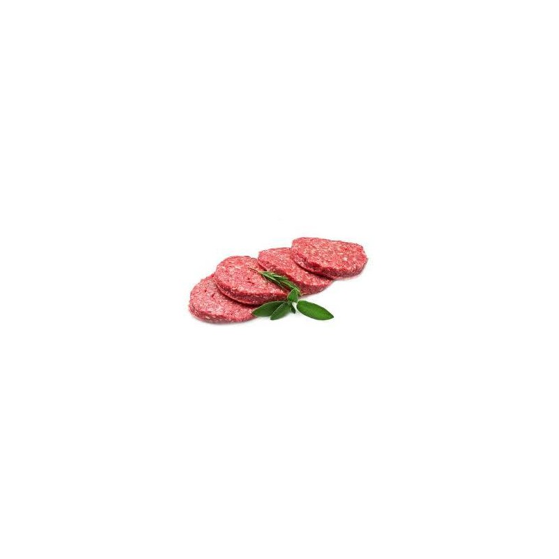 HAMBURGER DI BOVINO ADULTO 200 GR SOTTO VUOTO 3X4 PEZZI 2,5 KG CIRCA