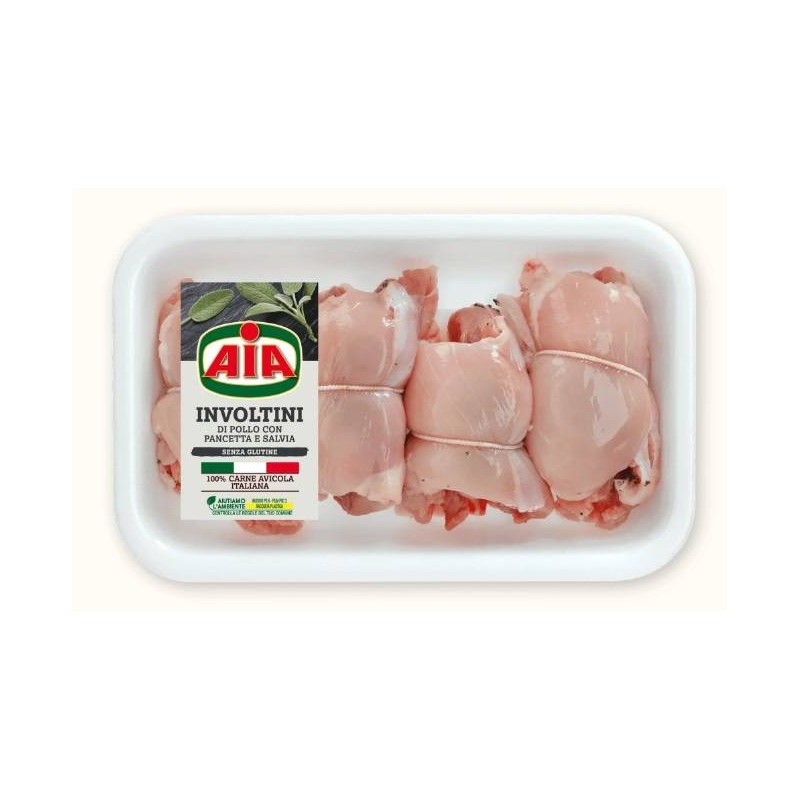 POLLO INVOLTINI PANCETTA E SALVIA AIA 6 KG CIRCA
