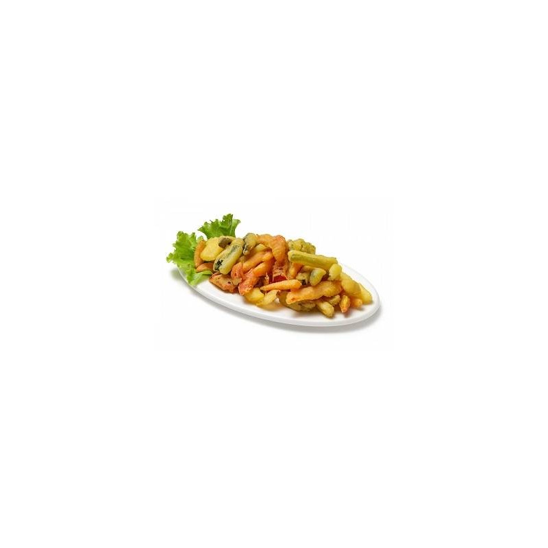 TRIS DI VERDURE PASTELLATE (CARCOTE/ZUCCHINE/CAVOLFIORE) 1 KG  SUCOR